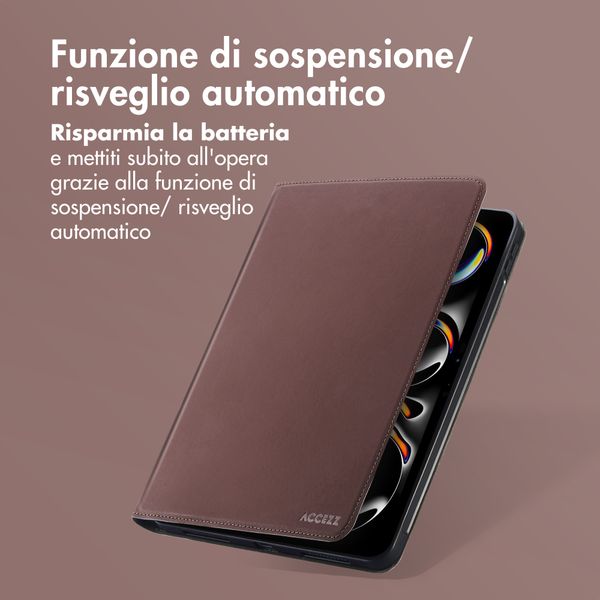 Accezz Cover Tablet Classica Apple iPad Pro 11 (2025) M5 / (2024) M4 - Marrone