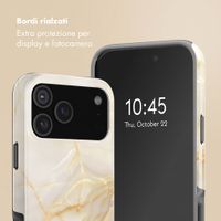 Selencia Cover posteriore Vivid con MagSafe Apple iPhone 18 Pro / 17 Pro - Golden Beige Marble