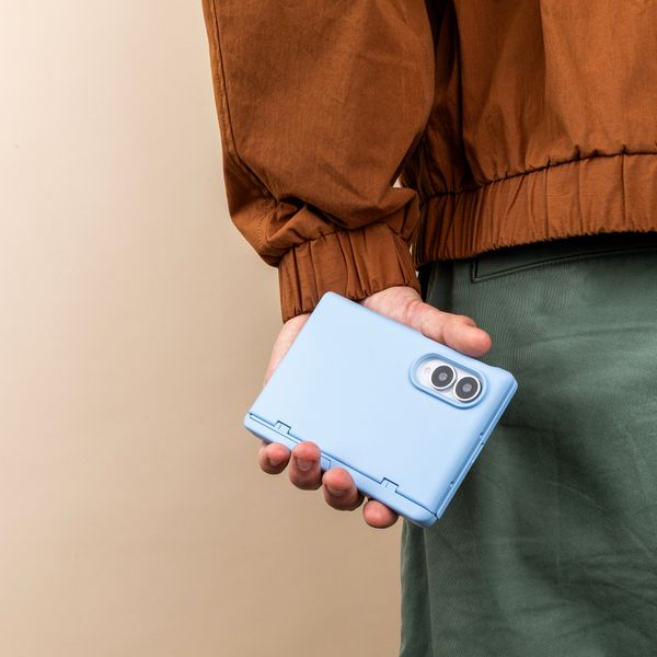 imoshion Color Backcover con supporto Samsung Galaxy Z Fold 8 - Azzurro
