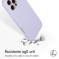 Accezz Cover in silicone liquido con MagSafe Apple iPhone 16 Pro Max - Viola