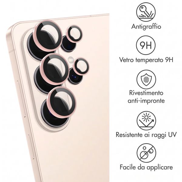 imoshion 2 Pack protezione lente fotocamera per Samsung Galaxy S26 Ultra - Pink Gold