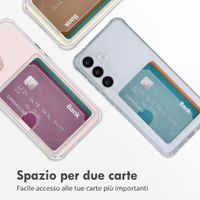 imoshion Cover Posteriore Morbida con Porta Carte Samsung Galaxy S26 FE - Trasparente