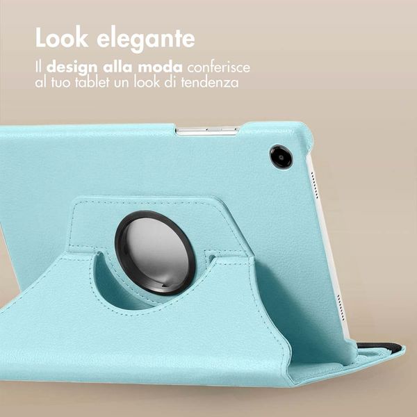 imoshion Cover Girevole a 360° Samsung Galaxy Tab A9 8.7 pollici - Azzurro