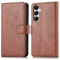 imoshion Cover a libro di Lusso Samsung Galaxy S25 Plus - Marrone