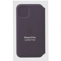Apple Cover a libro in Pelle con Chiusura Apple iPhone 11 Pro - Melanzana