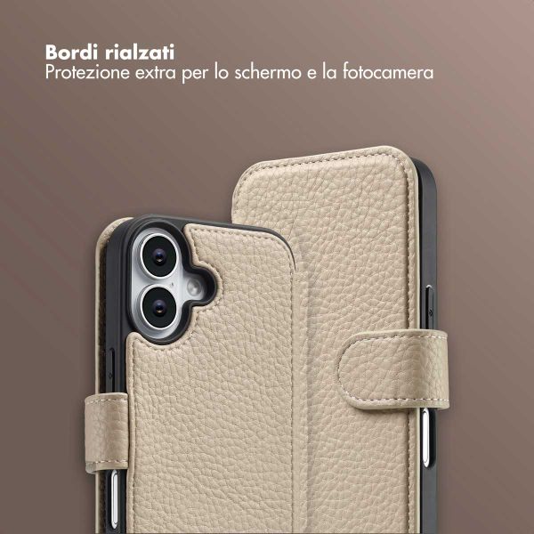 Selencia Cover Riva con MagSafe e cordino Apple iPhone 17 - Beige