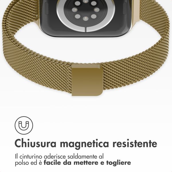 imoshion Cinturino sottile Milanese Apple Watch | 38/40/41/42 mm - Oro
