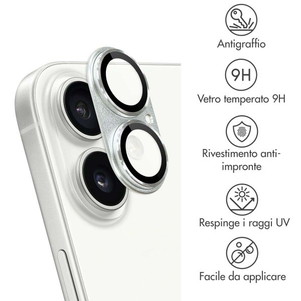 imoshion Protezione fotocamera in Vetro 2 Pezzi Apple iPhone 17 - Silver