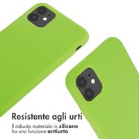 imoshion Cover in Silicone con Cordino Apple iPhone 11 - Fluor Groen