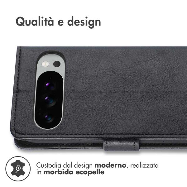 imoshion Cover a libro di Lusso Google Pixel 10 / 10 Pro - Nero