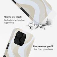 Selencia Cover posteriore Vivid con MagSafe Apple iPhone 16 Pro - Desert Waves Beige