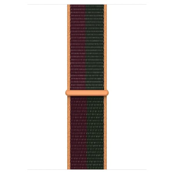Apple Cinturino Sport Loop Apple Watch | 44/45/46/49 mm - Dark Cherry/Forest Green