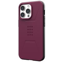 UAG Cover Posteriore Civilian con MagSafe Apple iPhone 15 Pro Max - Bordeaux