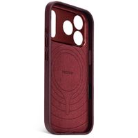 Decoded Cover Posteriore in Pelle MagSafe Apple iPhone 17 Pro - Burgundy