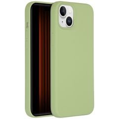 Accezz Cover in silicone liquido con MagSafe Apple iPhone 15 Plus - Verde