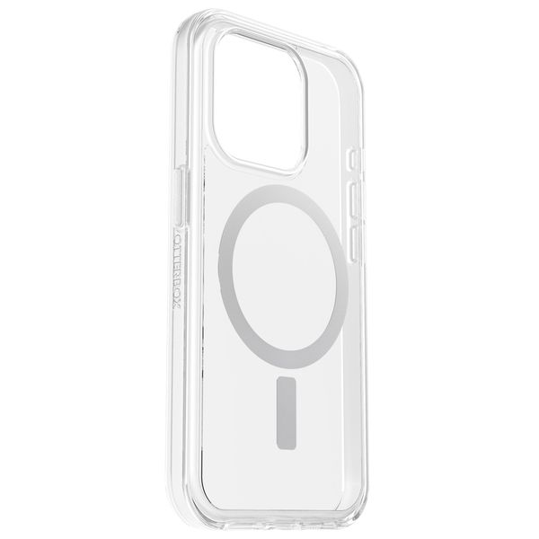 OtterBox Cover Posteriore Trasparente Symmetry con MagSafe Apple iPhone 15 Pro - Trasparente