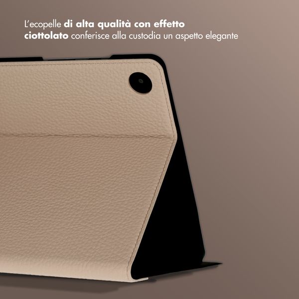 Selencia Cover Riva Samsung Galaxy Tab A11 Plus - Beige