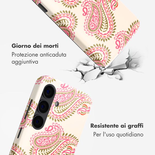 Selencia Cover posteriore Vivid con MagSafe Samsung Galaxy S24 - Paisley Blush