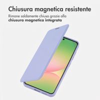imoshion Bookcase trasparente con MagSafe Samsung Galaxy A57 (5G) - Lilla