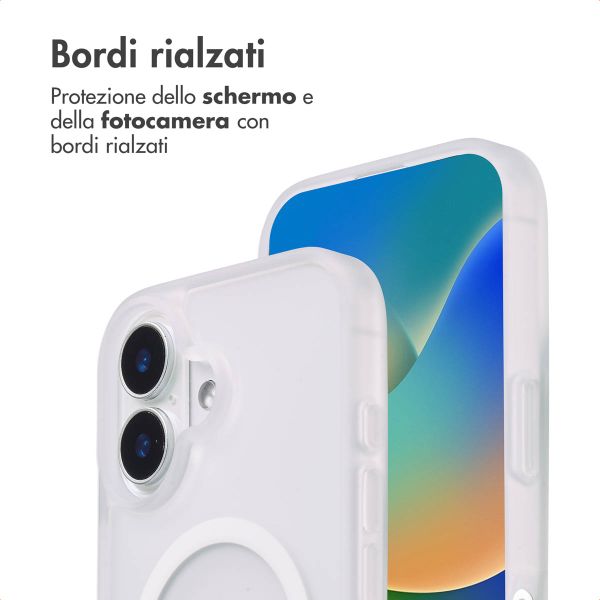 imoshion Cover posteriore Color Guard con MagSafe Apple iPhone 16 - Bianco