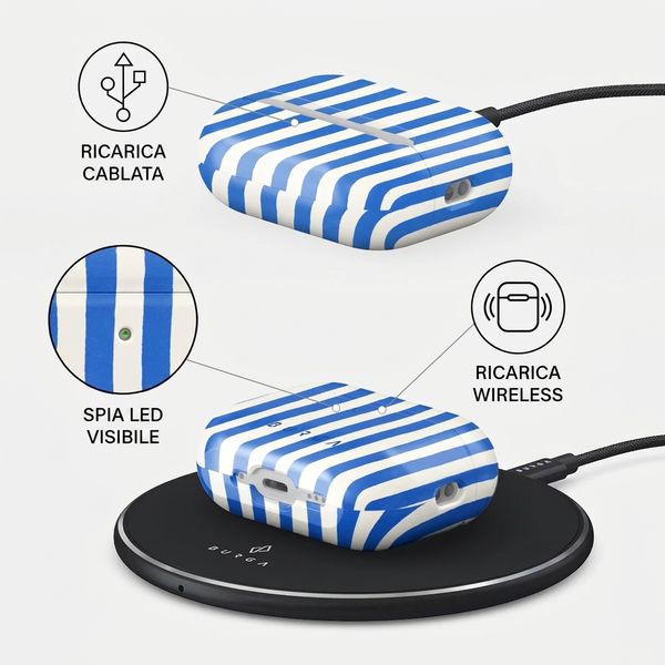 Burga Cover rigida Apple AirPods Pro 3 - Kafenio