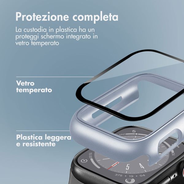 imoshion Cover rigida integrale Apple Watch 7 / 8 / 9 - 45 mm - Argento