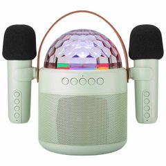 imoshion Sing & Shine Karaoke Set - Altoparlante e 2 microfoni - Mintgreen