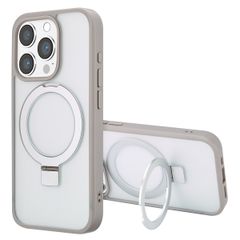 Accezz Cover con anello e supporto con MagSafe Apple iPhone 15 Pro - Grigio
