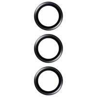 PanzerGlass Pellicole protettive per la fotocamera Hoops Optic Rings per Samsung Galaxy S24 Plus - Nero