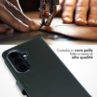 Selencia Cover a libro in vera pelle Samsung Galaxy S26 Plus - Verde