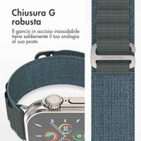 imoshion Cinturino in nylon Alpine Apple Watch | 44/45/46/49 mm - Blu