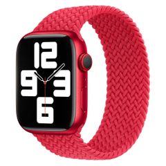 Apple Cinturino Solo intrecciato Apple Watch | 38/40/41/42 mm - Taglia 5 - (Product) Red