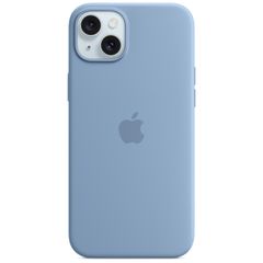 Apple Cover Posteriore in Silicone con MagSafe Apple iPhone 15 Plus - Winter Blue