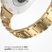 Selencia Cinturino Chain Samsung Galaxy Watch 9 (40/44mm) / Watch 8 (40/44mm) / Classic (46mm) - Oro