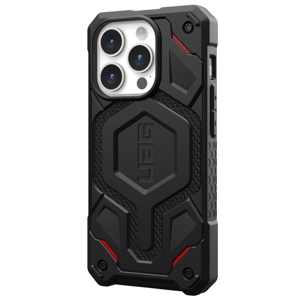 UAG Cover Posteriore Monarch Pro Apple iPhone 15 Pro - Kevlar Black