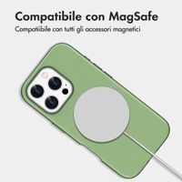 imoshion Cover posteriore Color con Thin MagSafe Ring Apple iPhone 16 Pro - Verde scuro