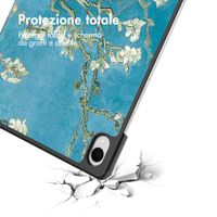 imoshion Cover Trifold Design Samsung Galaxy Tab S11 - Green Plant