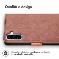 imoshion Cover a libro di Lusso Samsung Galaxy A36 - Marrone