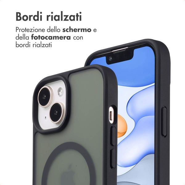 imoshion Cover posteriore Color Guard con MagSafe Apple iPhone 15 - Nero