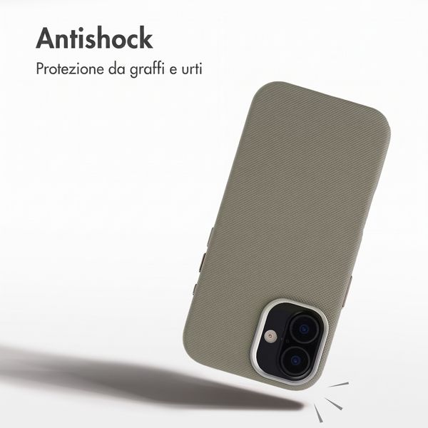 Accezz Cover Mesh con MagSafe Apple iPhone 17 - Grigio scuro