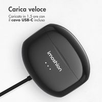 imoshion Aura Pro Auricolari in-ear wireless - Cancellazione attiva del rumore (ANC) - Nero
