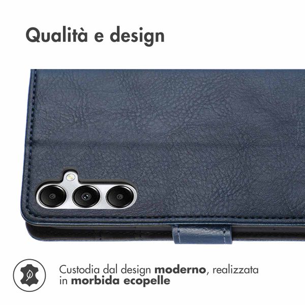 imoshion Cover a libro di Lusso Samsung Galaxy A26 - Blu scuro