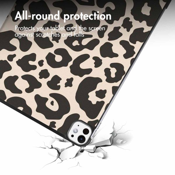 imoshion Cover Trifold Design Apple iPad Pro 11 (2025) M5 / (2024) M4 - Leopard