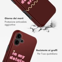 Selencia Cover posteriore Vivid con MagSafe Apple iPhone 16 - Delulu