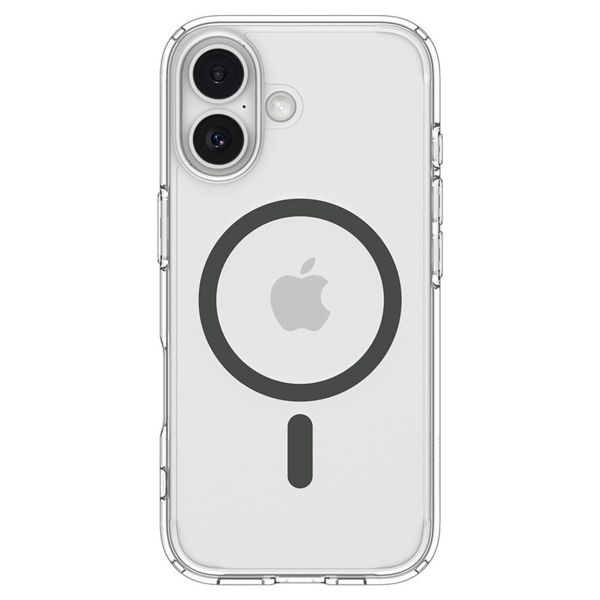 Spigen Cover Posteriore Ultra Ibrida con MagSafe Apple iPhone 17 - Clear Graphite