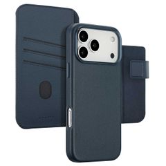 Accezz Cover in pelle 2 in 1 con MagSafe Apple iPhone 17 Pro Max - Nightfall Blue