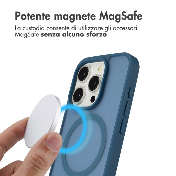 imoshion Cover posteriore Color Guard con MagSafe Apple iPhone 15 Pro - Blu scuro