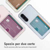 imoshion Cover Posteriore Morbida con Porta Carte Samsung Galaxy A27 (5G) - Trasparente