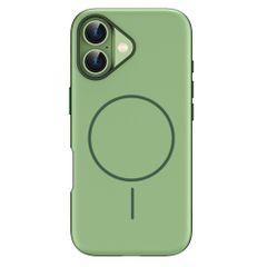imoshion Cover posteriore Color con Thin MagSafe Ring Apple iPhone 16 - Verde scuro