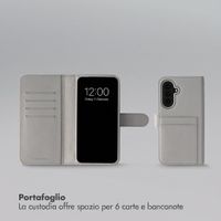 Selencia Libreria rimovibile Olyn con MagSafe Samsung Galaxy A57 (5G) - Grigio